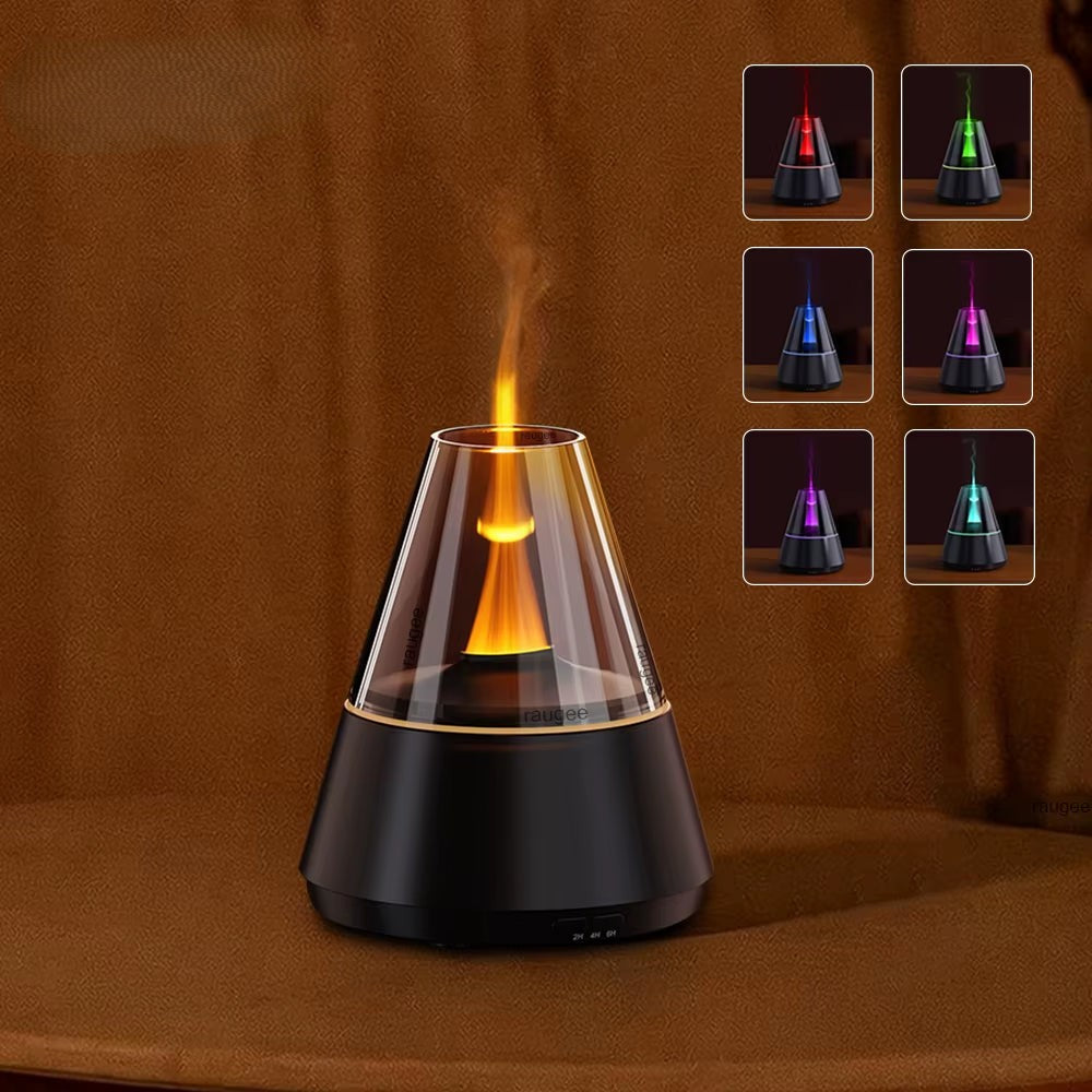 Air Humidifier USB Mini Aroma Essential Oil Diffuser Home Mute Automatic Mist Maker Fragrance Diffuser with Colorful Night Light