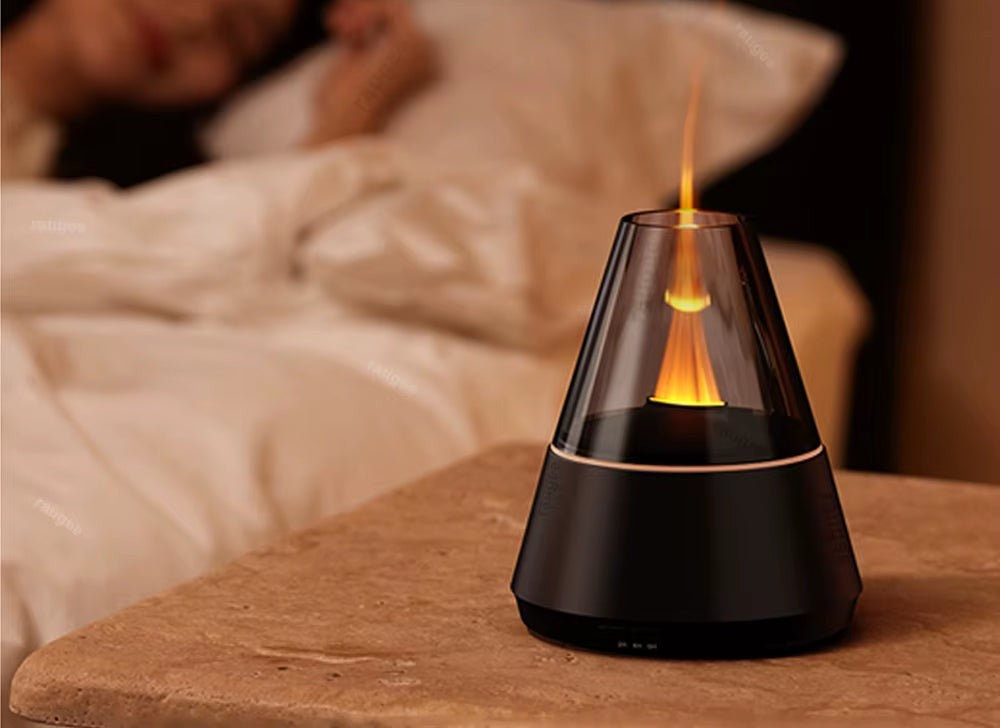 Air Humidifier USB Mini Aroma Essential Oil Diffuser Home Mute Automatic Mist Maker Fragrance Diffuser with Colorful Night Light